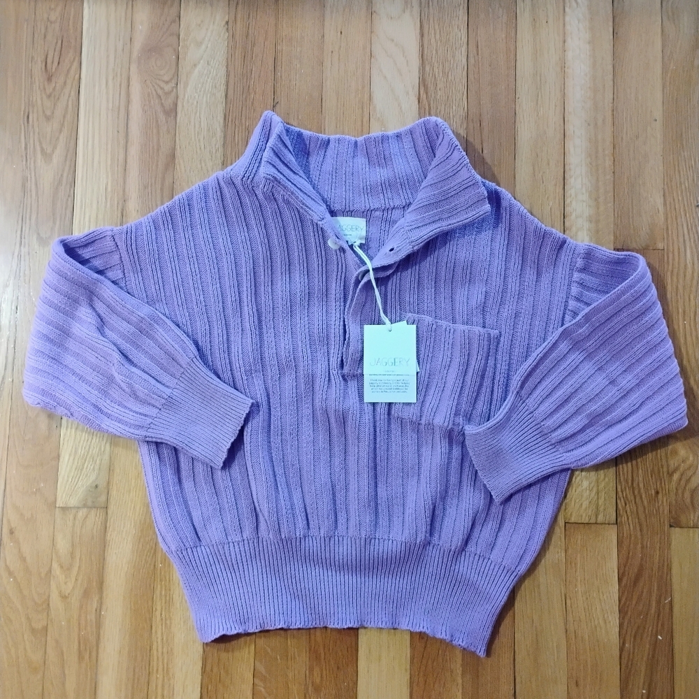 *JAGGERY Lenny Ribbed Lilac Jumper*